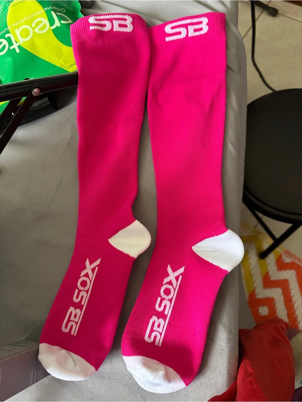 Compression Socks medical grade knee High Women’s M Magenta SB Sox